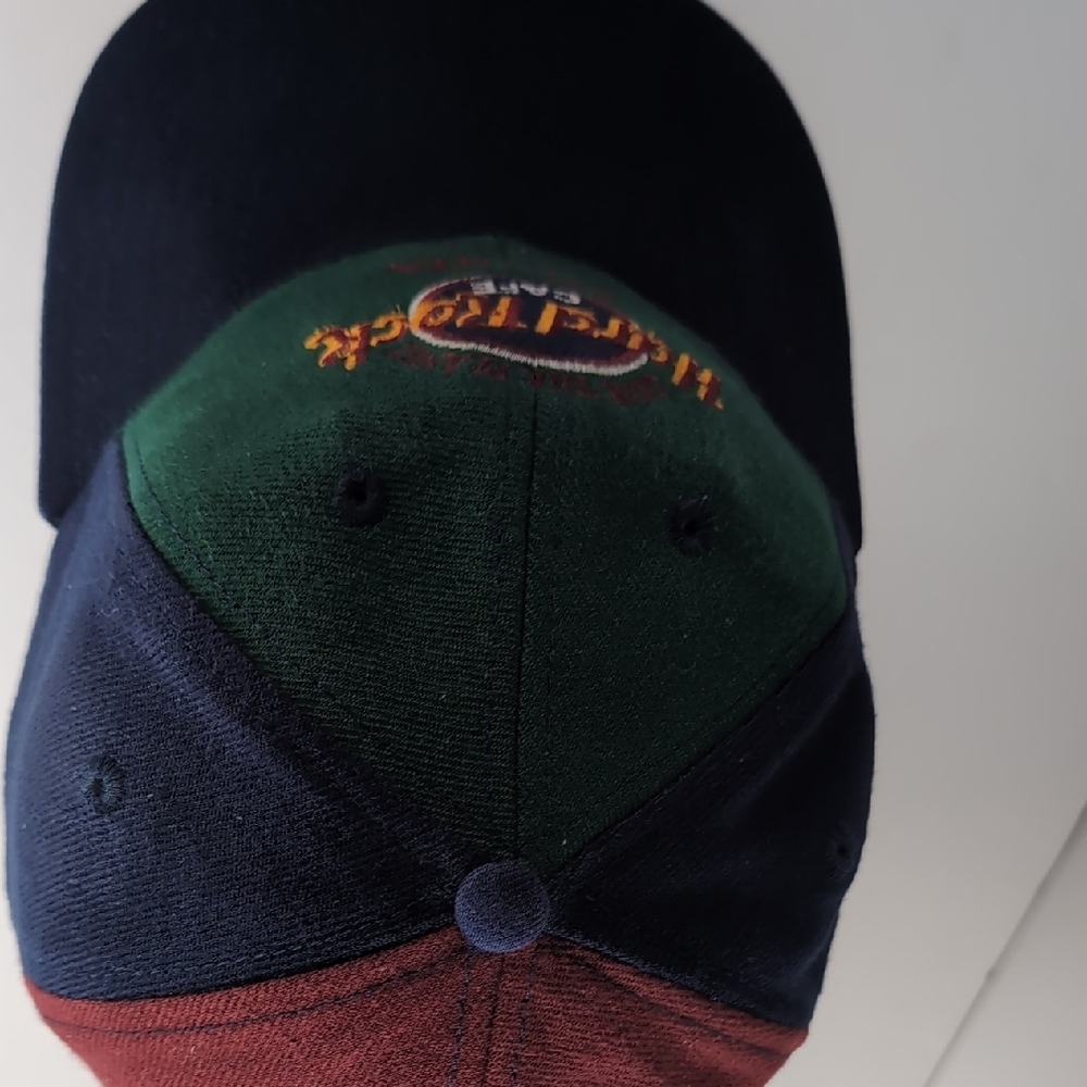 Vintage 90's Hard Rock Cafe "Atlanta" Adj Hat Spellout Embroidery Tricolors!!!!! - Picture 11 of 14
